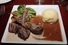 Brendan Gray (budcub) > Lamb, with two sauces and mashed potatoes