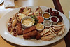 Brendan Gray (budcub) > assorted tapas, on the far left are corned beef & cabbage spring rolls (bad idea, didn't taste good)